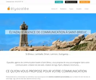 Elyazalee.com(Agence de communication) Screenshot