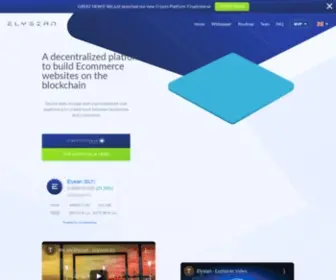 Elycoin.io(Build Ecommerce websites on the blockchain Elysian) Screenshot