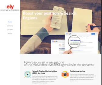 Elydigitalmarketing.com(Perfect choice for your Digital Marketing) Screenshot