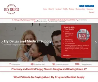 Elydrugs.com(Ely Drugs and Medical Supply) Screenshot