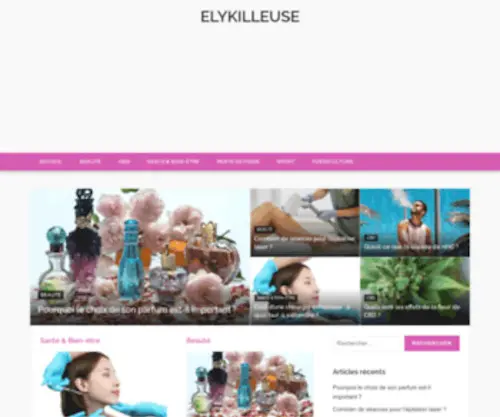 Elykilleuse.fr(Magazine Santé) Screenshot