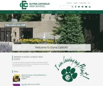 Elyriacatholic.com(Elyria Catholic High School) Screenshot