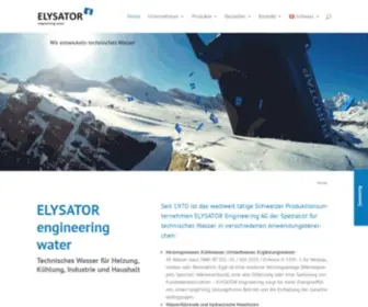 Elysator.com(ELYSATOR Engineering AG) Screenshot