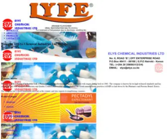 Elyschem.com(Elys Chemical Industries Ltd) Screenshot