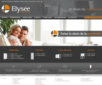 Elysee-Menuiseries.fr(Elysée Menuiseries) Screenshot