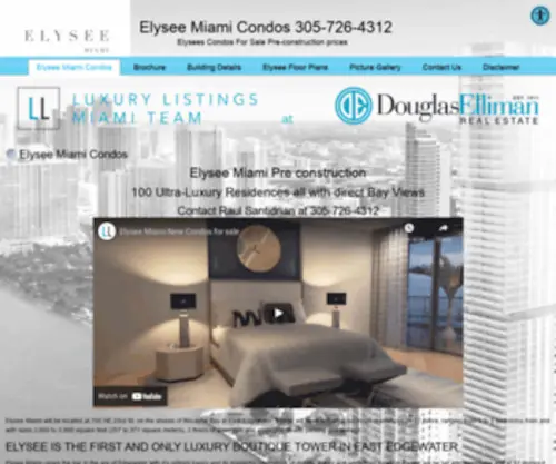 Elysee100.com(Elysees Condos For Sale Pre) Screenshot