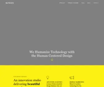 Elysiais.com(Humanizing Technology) Screenshot
