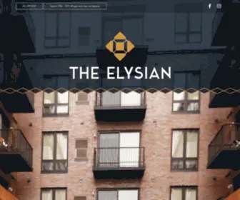 Elysianapts.com(The Elysian) Screenshot