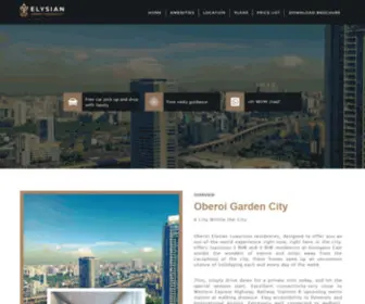 Elysianbyoberoi.in(Elysian By Oberoi) Screenshot
