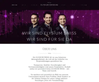 Elysium.swiss(ELYSIUM SWISS AG) Screenshot