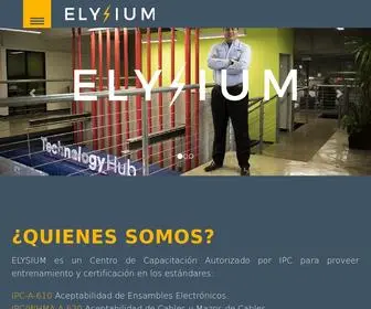 Elysiummexico.com(ELYSIUM es un Centro de Capacitaci) Screenshot