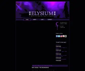 Elysiumonline.net(Hosting Austin's Alternative Nightlife SinceHome) Screenshot