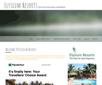 Elysiumresorts.in(Elysium Resort) Screenshot