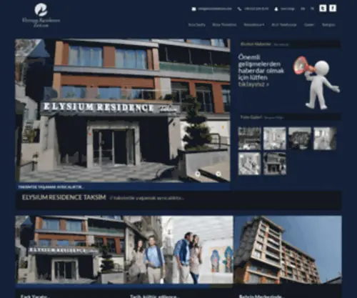 Elysiumtaksim.com(Elysium Residence Taksim) Screenshot