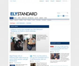 Elystandard.co.uk(Ely and Soham News) Screenshot