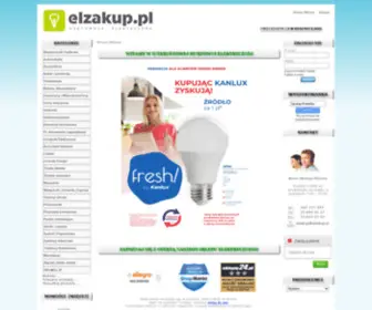 Elzakup.pl(Internetowy Sklep Elektryczny) Screenshot