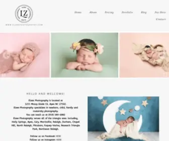 Elzeephotography.com(Raleigh Durham Newborn and Child Photographer Photography) Screenshot