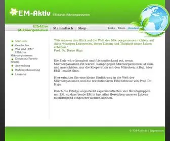 EM-Aktiv.de(EM Aktiv Effektive Mikroorganismen) Screenshot