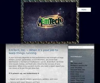 EM-Techinc.com(Emtech, Inc) Screenshot