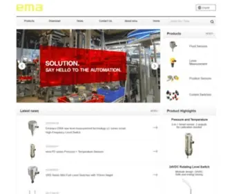 Ema-Electronic.com(Sensors and switches worldwide) Screenshot