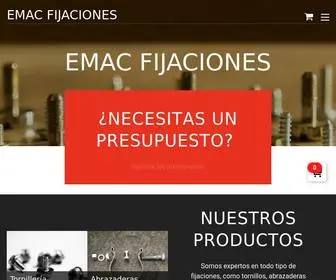 Emac1921.com(Emac Fijaciones. Especialistas en Tornilleria) Screenshot