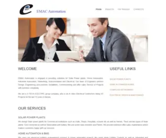 Emacautomation.com(EMAC Automation Solutions (I) Pvt) Screenshot