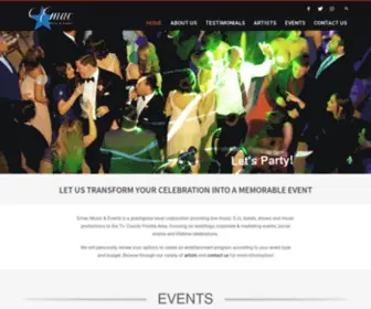 Emacmusic.com(Emac Music & Events) Screenshot