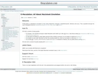 Emaculation.com(E-Maculation) Screenshot