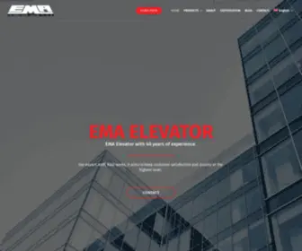 Emaelevator.com(EMA Elevator & Lift) Screenshot