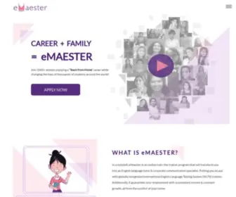 Emaester.com(Teach from Home) Screenshot
