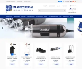 Emagenturer.no(EM Agenturer AS) Screenshot
