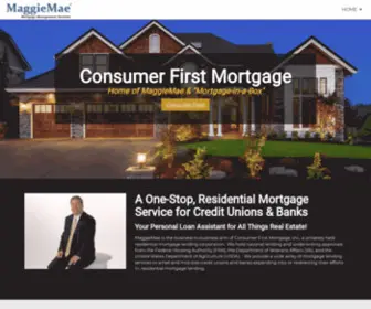 Emaggiemae.com(MaggieMae, a division of Consumer First Mortgage) Screenshot