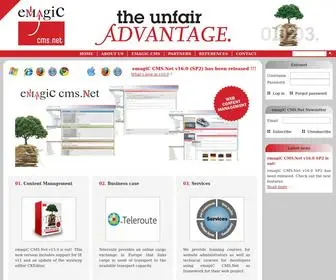 Emagiccms.com(EmagiC) Screenshot