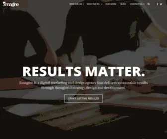 Emaginemore.com(Emagine is a digital marketing and design agency) Screenshot