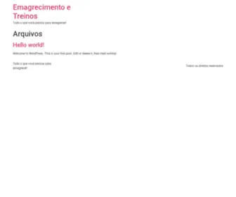 Emagrecimentoedietas.com(Emagrecimento e dietas) Screenshot