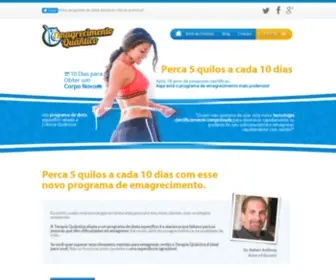 Emagrecimentoquantico.com(Aprenda como emagrecer rapidamente com o melhor programa de emagrecimento) Screenshot