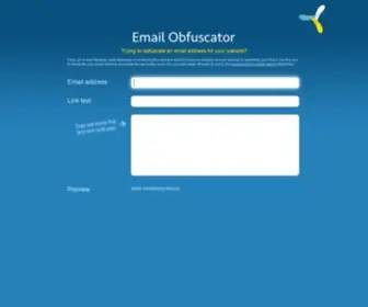 Email-Obfuscator.com(Email Obfuscation) Screenshot