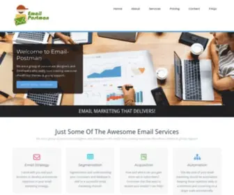 Email-Postman.co.uk(Email Marketing That Delivers) Screenshot