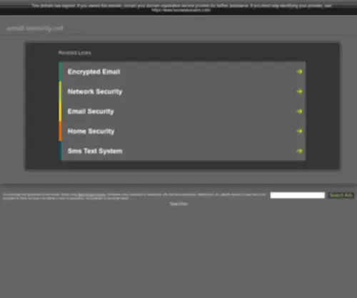 Email-Security.net(Email Security) Screenshot