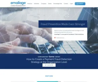 Emailage.com(Global Fraud Prevention) Screenshot