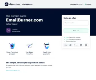 Emailburner.com(Emailburner) Screenshot