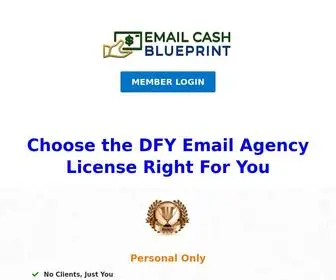 Emailcashblueprint.com(Email Cash Blueprint) Screenshot