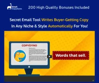 Emailcopydyno.info(Email CopyDyno) Screenshot