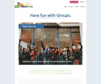 Emaildodo.com(Simple and free eMail Group service) Screenshot
