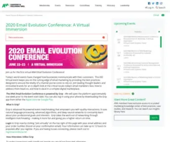 Emailevolution.org(2021 ANA Email Evolution Conference) Screenshot