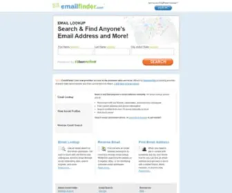 Emailfinder.com(Email Search & Reverse Email Lookup) Screenshot