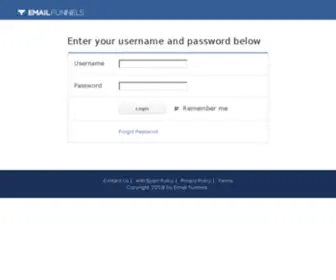 Emailfunnels.com(Email Funnels Double your business in 90 days with automated email) Screenshot