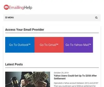 Emailinghelp.com(Helpful Email News and Advice) Screenshot