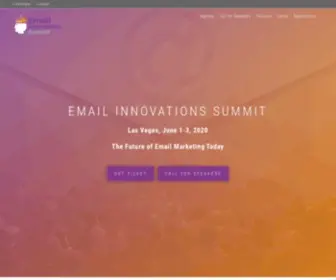 Emailinnovationssummit.com(The Conference about the Future of Email Marketing) Screenshot