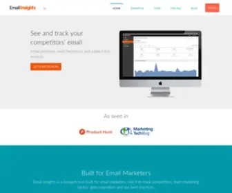 Emailinsights.com(Email Insights) Screenshot